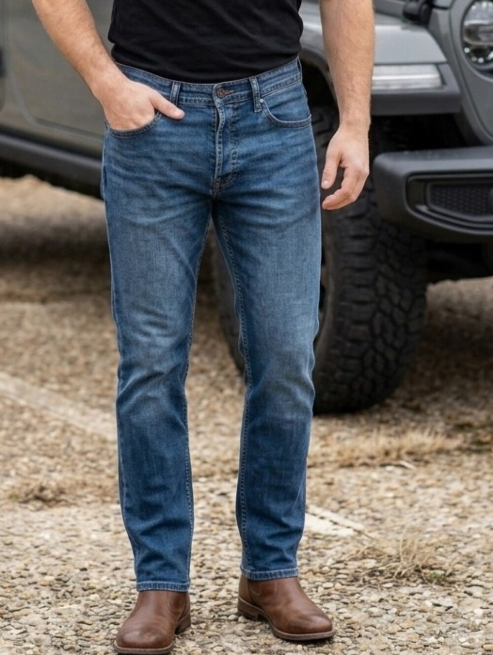 Jack & Jones Men's Classic Five-Pocket Straight Leg Jeans 32x34